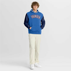 Oklahoma City Thunder Half Court Shot Clock Fastbreak Hoodie - Blue/Navy on sale