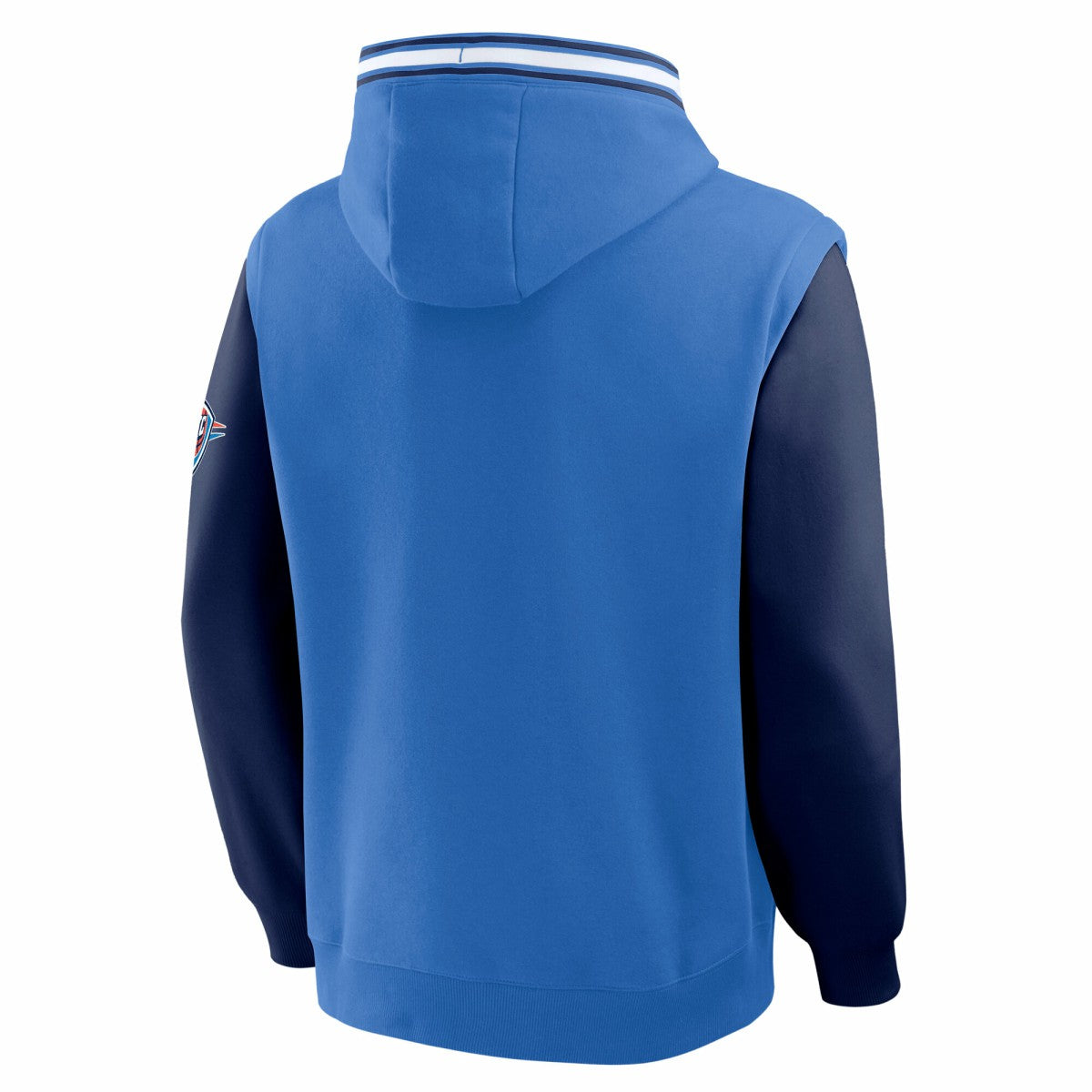 Oklahoma City Thunder Half Court Shot Clock Fastbreak Hoodie - Blue/Navy on sale