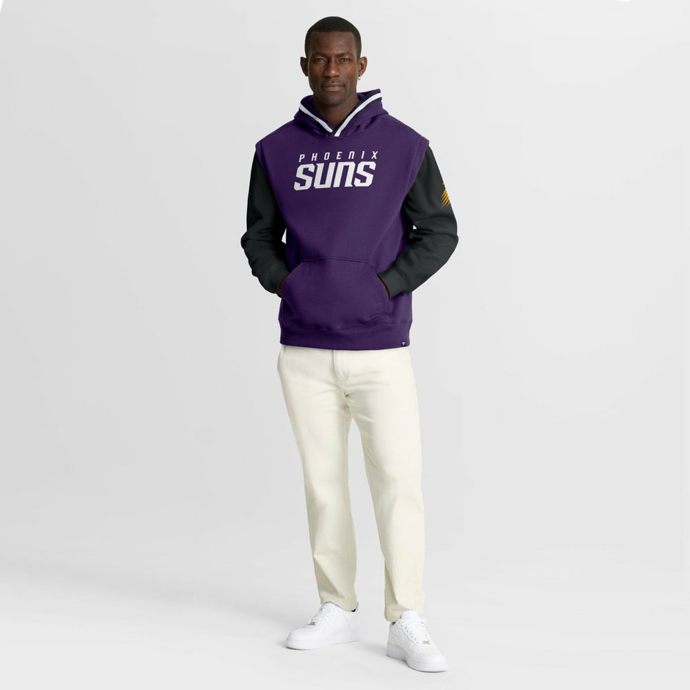 Phoenix Suns Half Court Shot Clock Fastbreak Hoodie - Purple/Black on sale