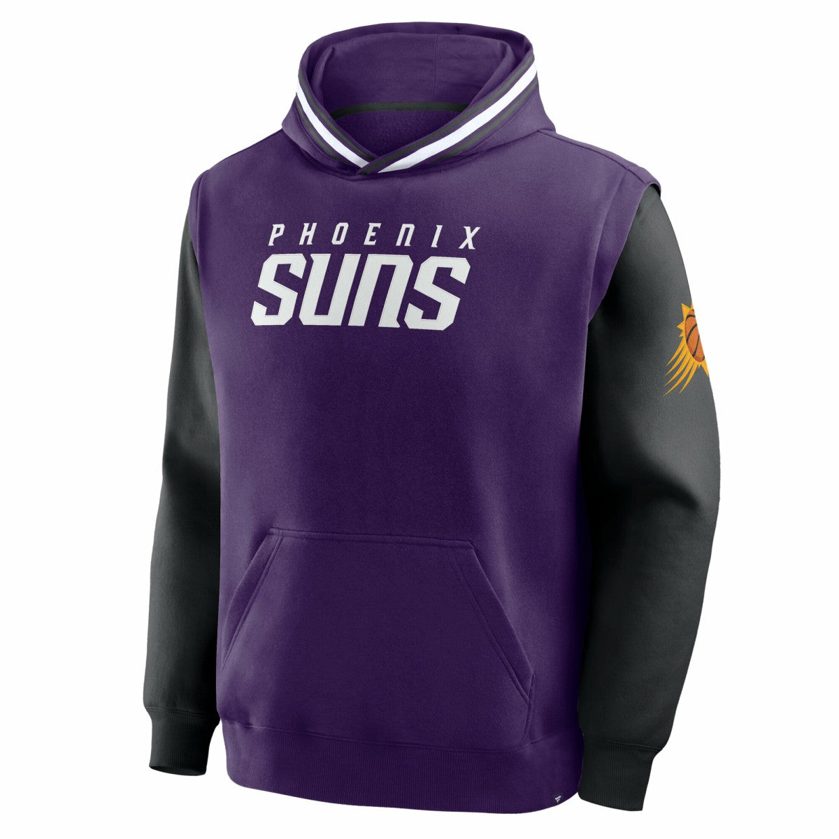 Phoenix Suns Half Court Shot Clock Fastbreak Hoodie - Purple/Black on sale