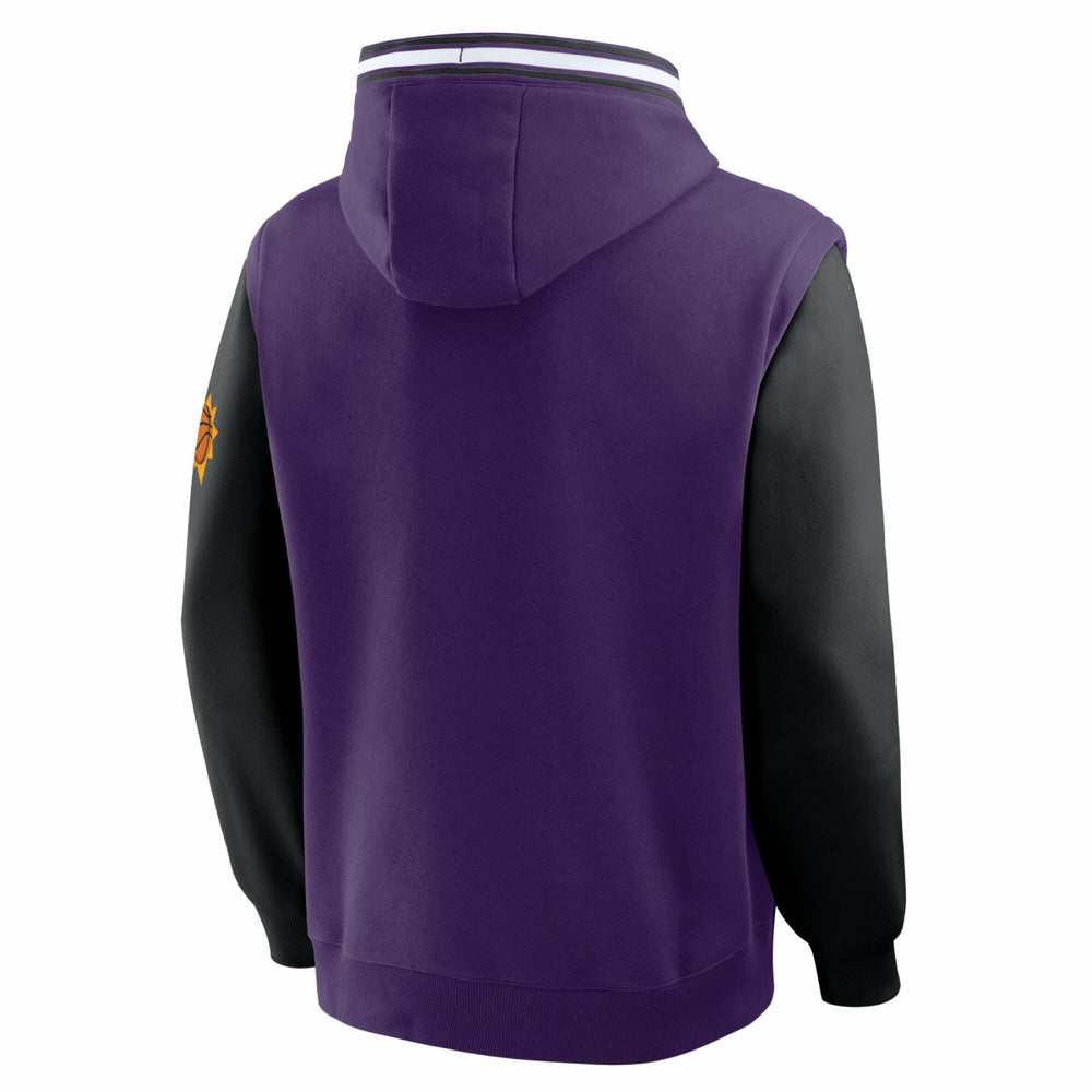 Phoenix Suns Half Court Shot Clock Fastbreak Hoodie - Purple/Black on sale