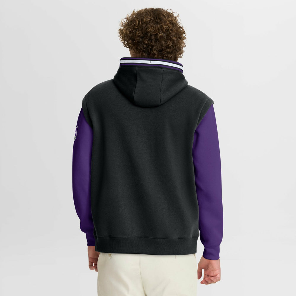 Sacramento Kings Half Court Shot Clock Fastbreak Hoodie - Black/Purple shop