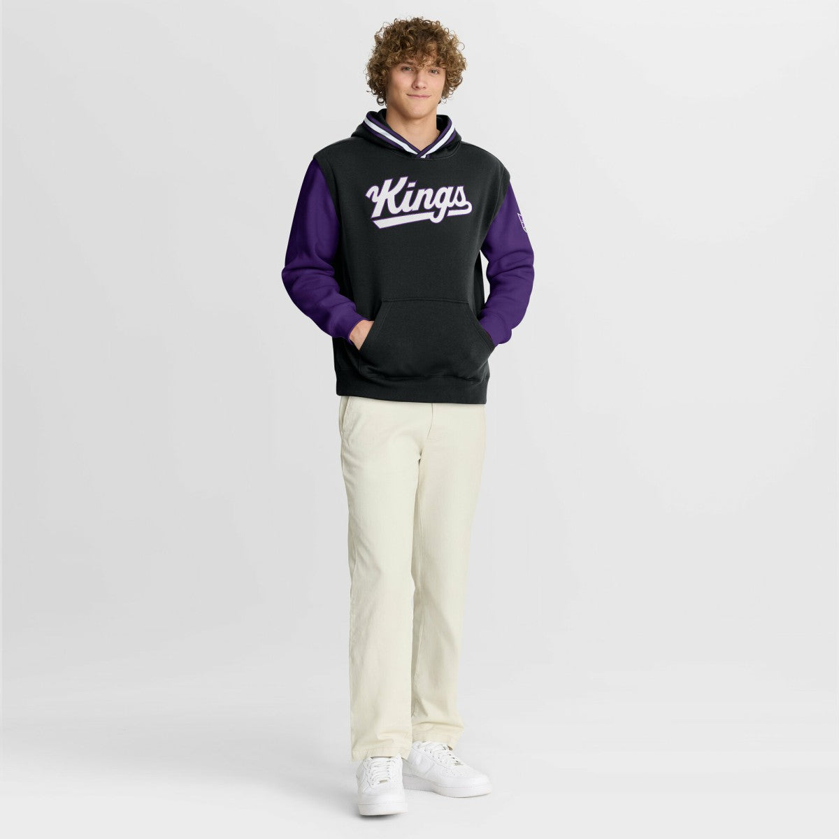 Sacramento Kings Half Court Shot Clock Fastbreak Hoodie - Black/Purple shop