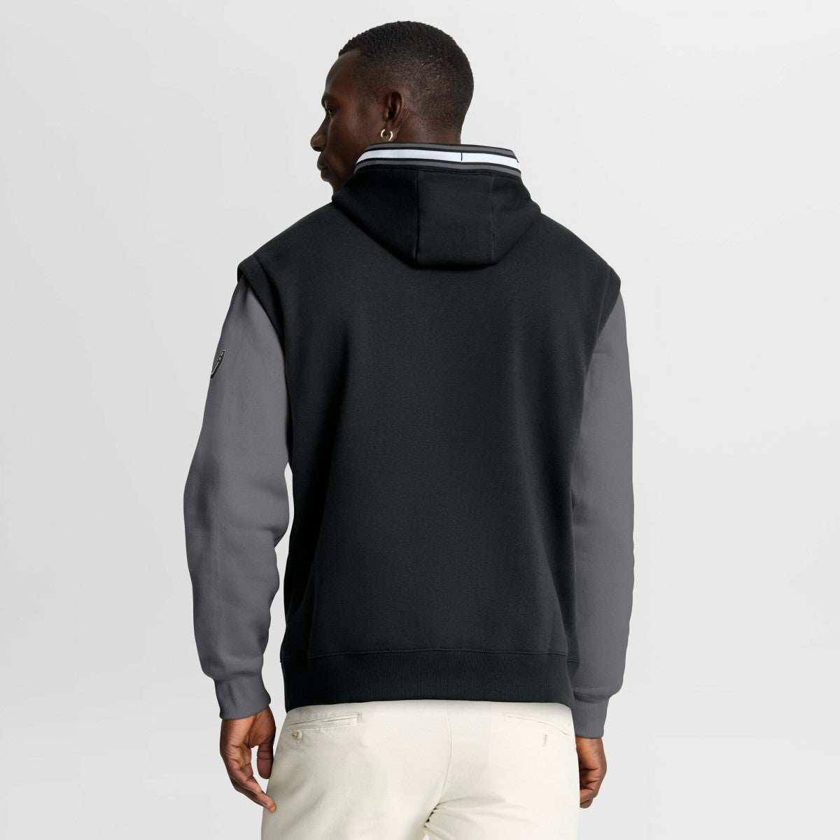 San Antonio Spurs Half Court Shot Clock Fastbreak Hoodie - Black/Gray outlet
