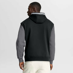 San Antonio Spurs Half Court Shot Clock Fastbreak Hoodie - Black/Gray outlet