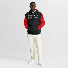 Toronto Raptors Half Court Shot Clock Fastbreak Hoodie - Black/Red on sale