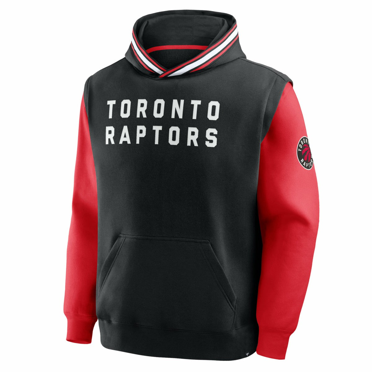 Toronto Raptors Half Court Shot Clock Fastbreak Hoodie - Black/Red on sale