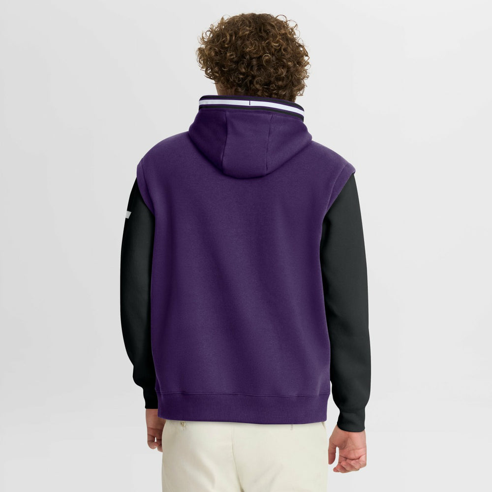 Utah Jazz Half Court Shot Clock Fastbreak Hoodie - Purple/Black shop