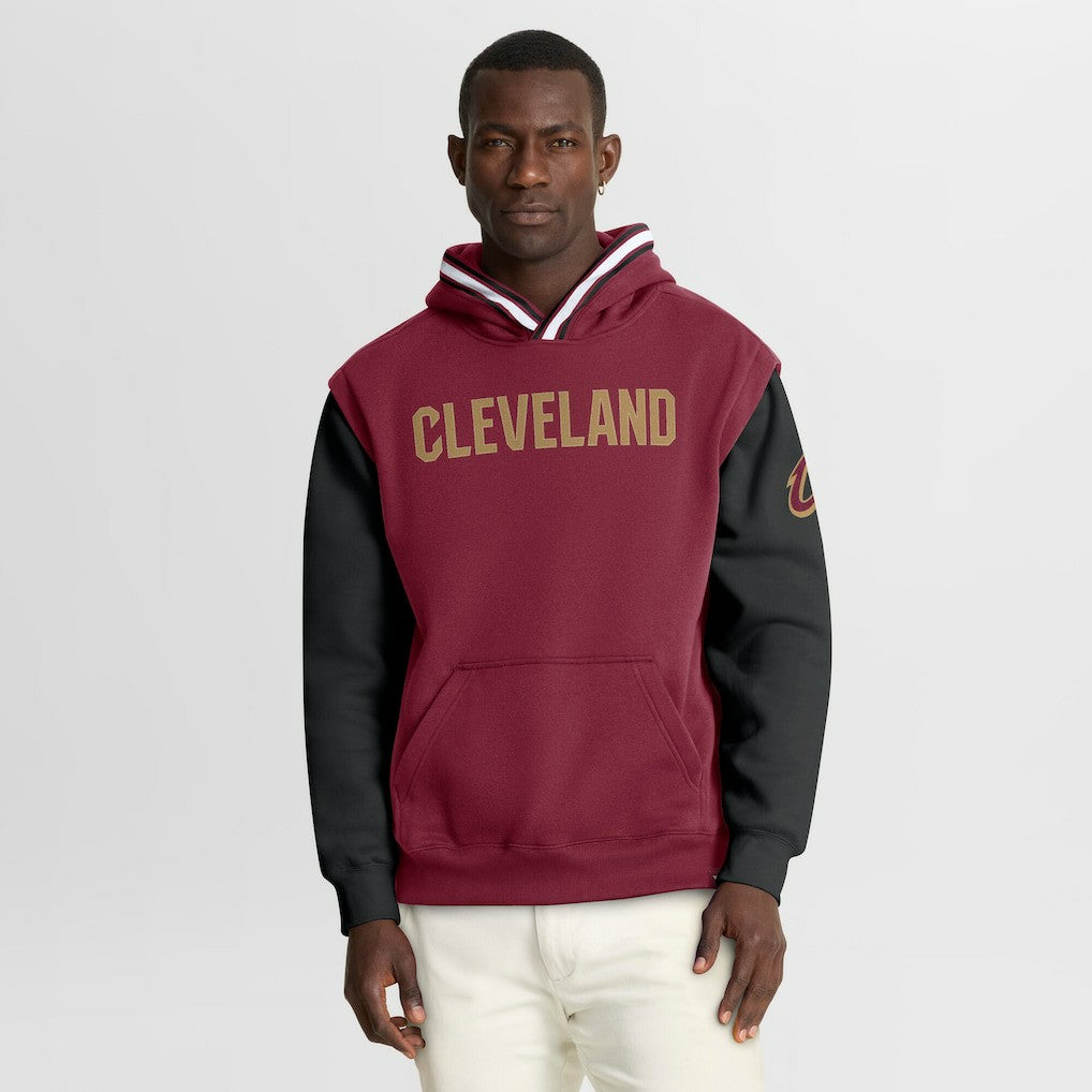 Cleveland Cavaliers Half Court Shot Clock Fastbreak Hoodie sale - Wine/Black for sale