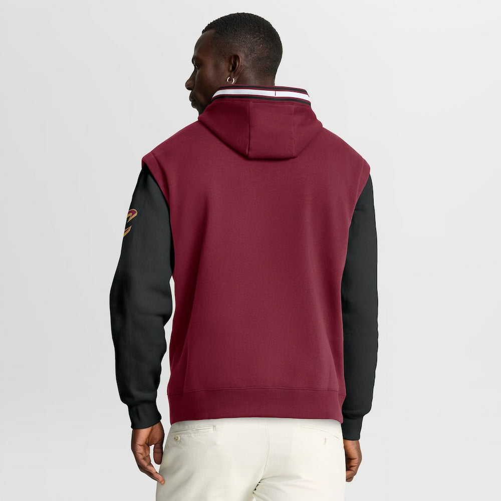 Cleveland Cavaliers Half Court Shot Clock Fastbreak Hoodie sale - Wine/Black for sale