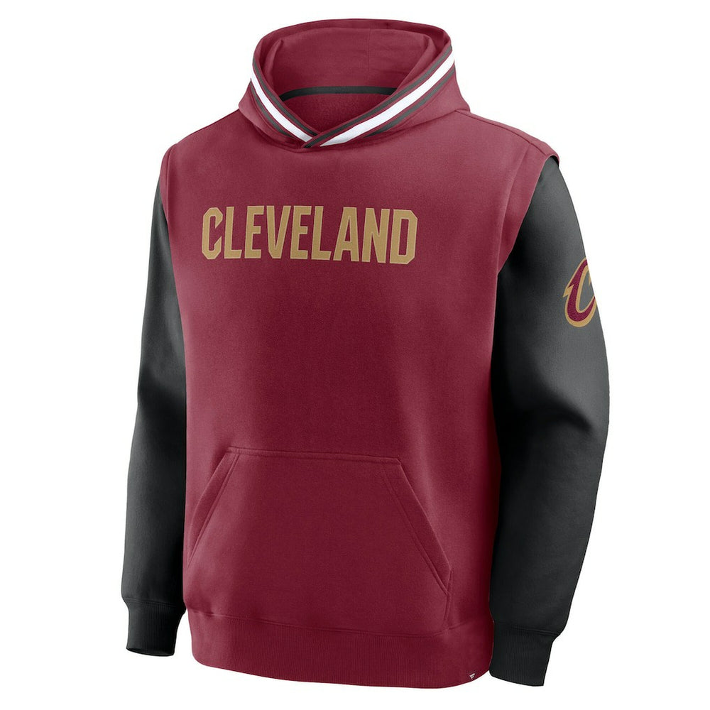 Cleveland Cavaliers Half Court Shot Clock Fastbreak Hoodie sale - Wine/Black for sale