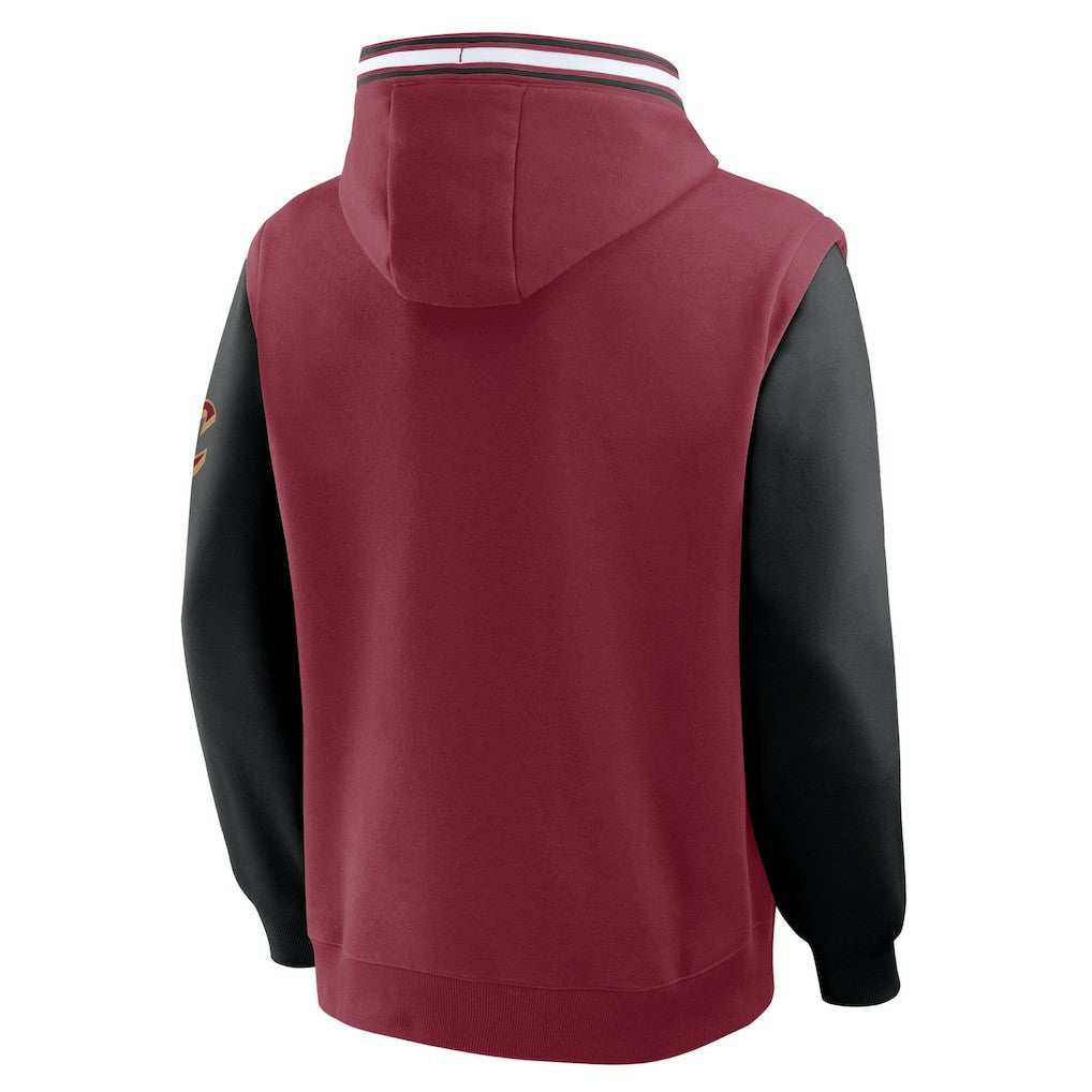 Cleveland Cavaliers Half Court Shot Clock Fastbreak Hoodie sale - Wine/Black for sale