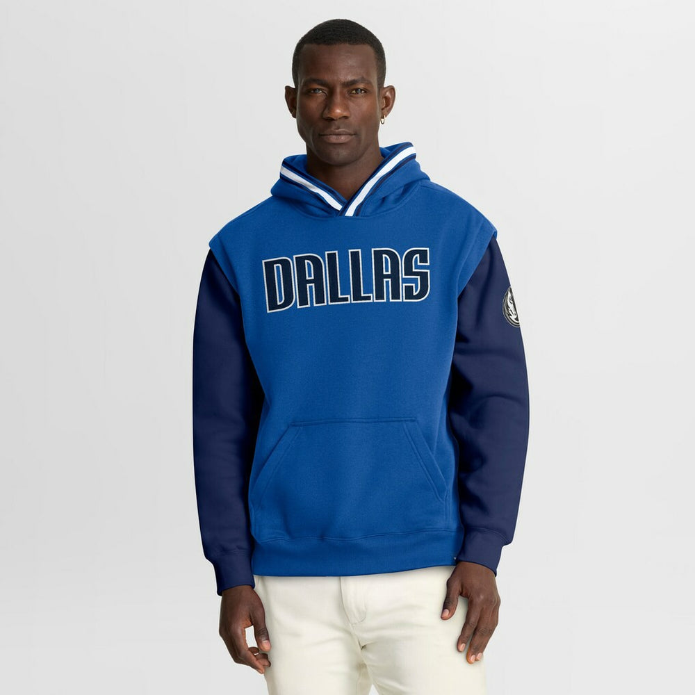 Dallas Mavericks Half Court Shot Clock Fastbreak Hoodie sale - Blue/Navy sale