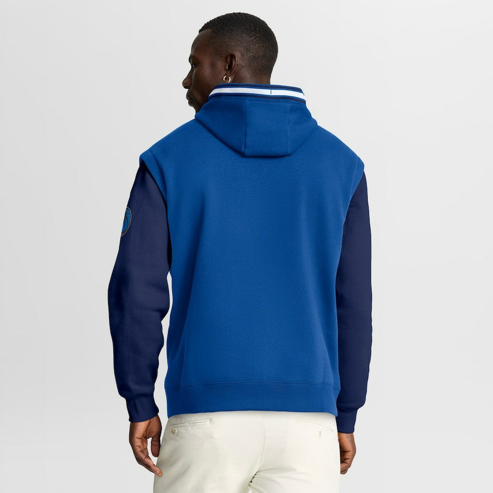 Dallas Mavericks Half Court Shot Clock Fastbreak Hoodie sale - Blue/Navy sale