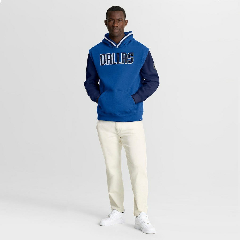Dallas Mavericks Half Court Shot Clock Fastbreak Hoodie sale - Blue/Navy sale
