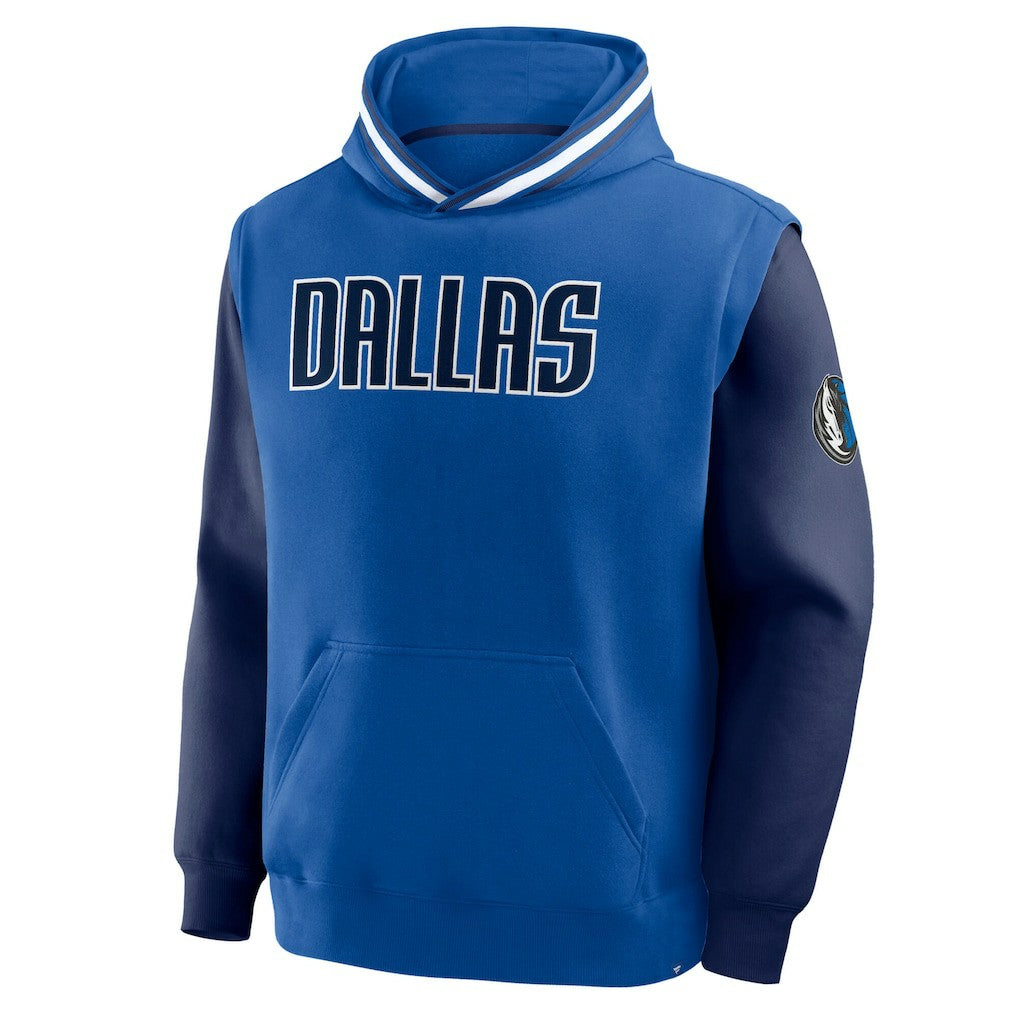 Dallas Mavericks Half Court Shot Clock Fastbreak Hoodie sale - Blue/Navy sale