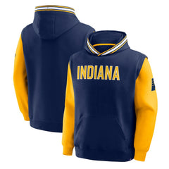 Indiana Pacers Half Court Shot Clock Fastbreak Hoodie - Navy/Gold on sale