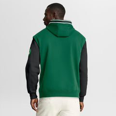 Boston Celtics Half Court Shot Clock Fastbreak Hoodie - Kelly Green/Black sale