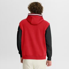 Chicago Bulls Half Court Shot Clock Fastbreak Hoodie - Red/Black sale