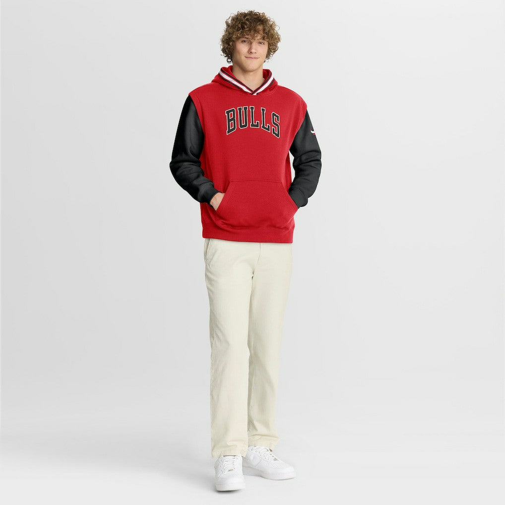 Chicago Bulls Half Court Shot Clock Fastbreak Hoodie - Red/Black sale