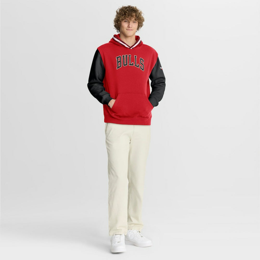 Chicago Bulls Half Court Shot Clock Fastbreak Hoodie - Red/Black sale