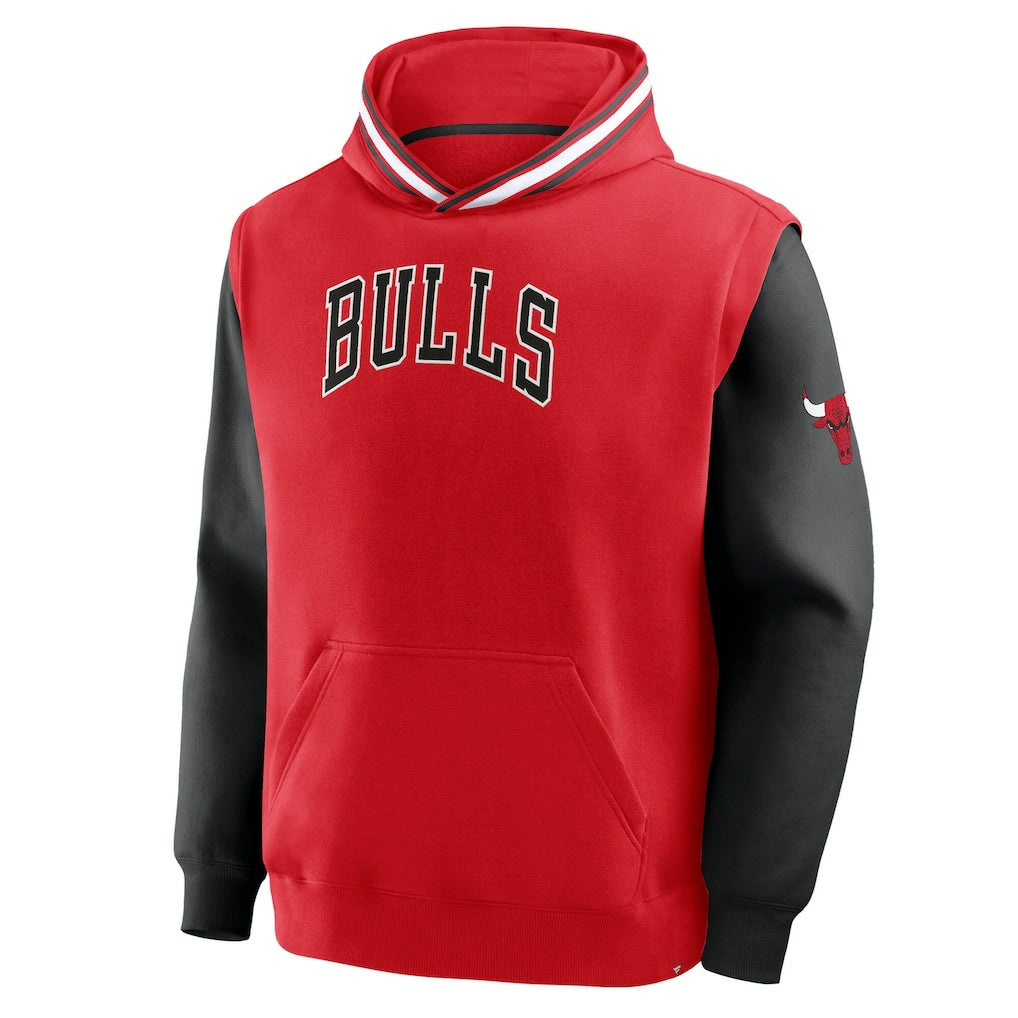 Chicago Bulls Half Court Shot Clock Fastbreak Hoodie - Red/Black sale