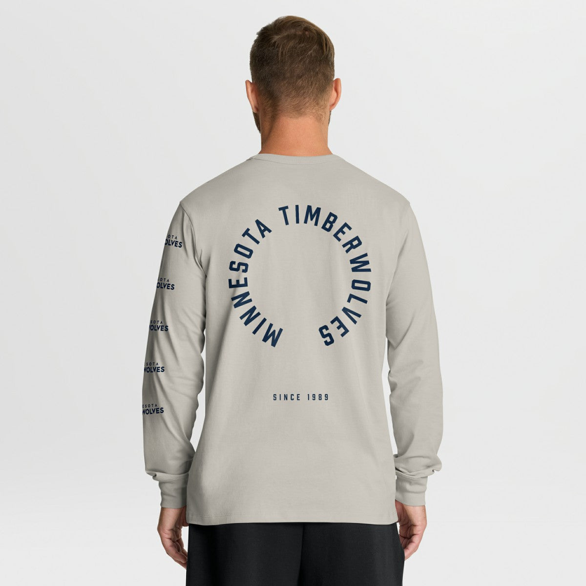 Minnesota Timberwolves Crossover Collection Ball Screen Action Premium Long Sleeve T-Shirt - Cream online