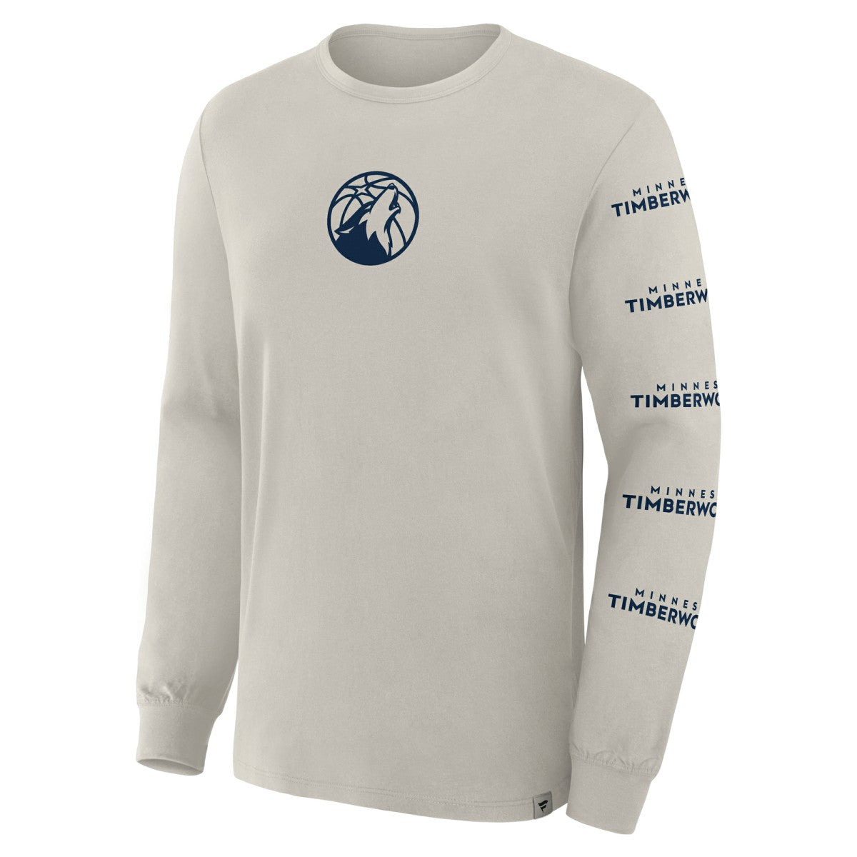 Minnesota Timberwolves Crossover Collection Ball Screen Action Premium Long Sleeve T-Shirt - Cream online