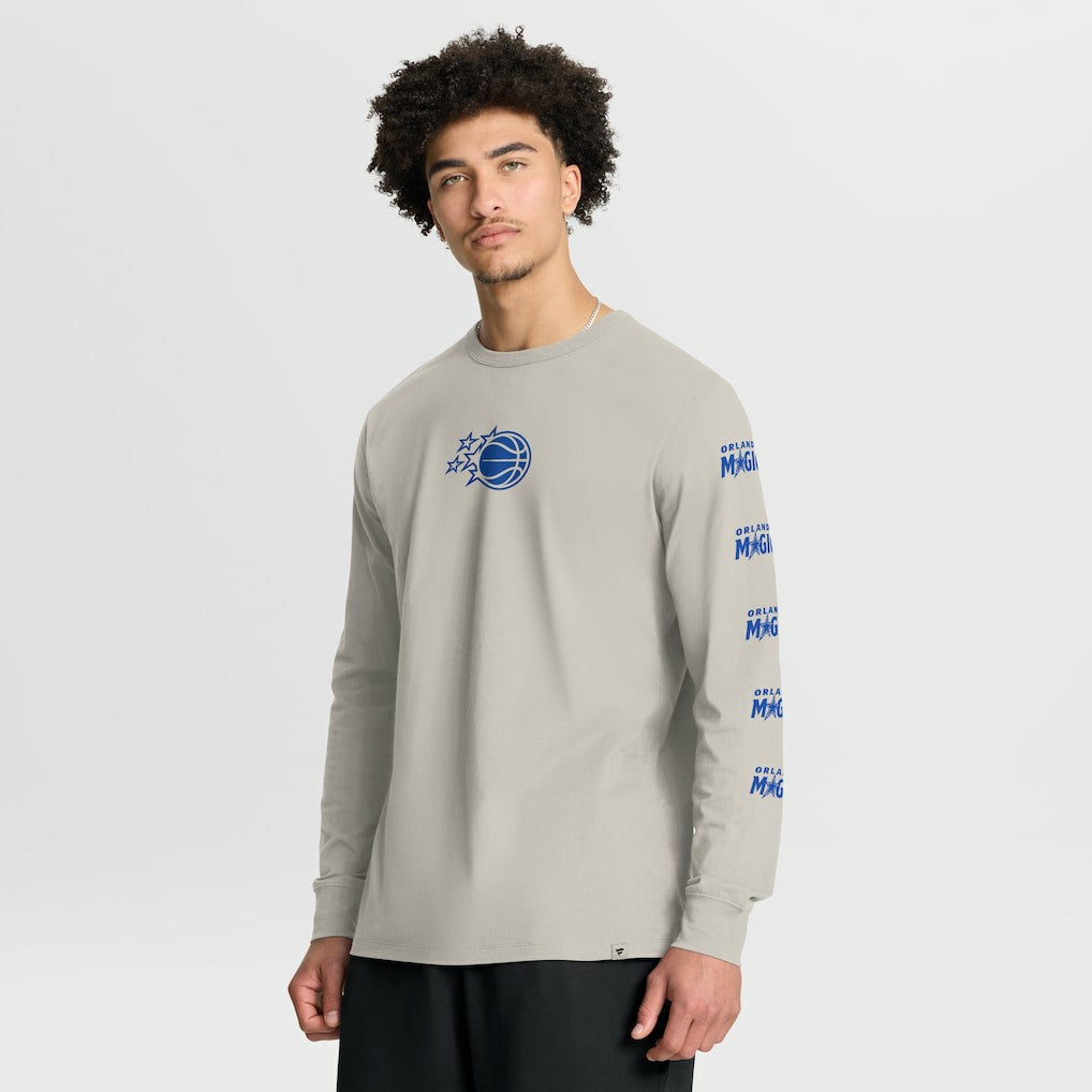 Orlando Magic Crossover Collection Ball Screen Action Premium Long Sleeve T-Shirt - Cream online