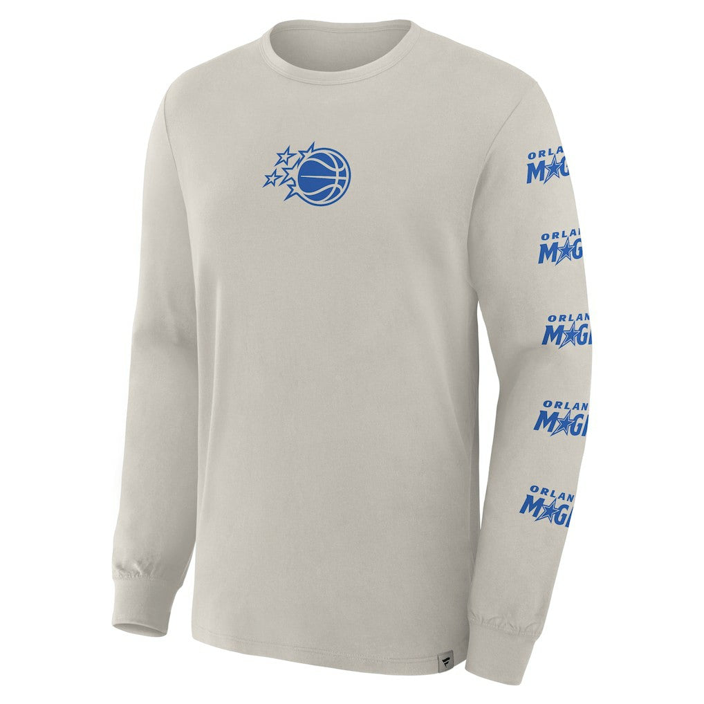 Orlando Magic Crossover Collection Ball Screen Action Premium Long Sleeve T-Shirt - Cream online
