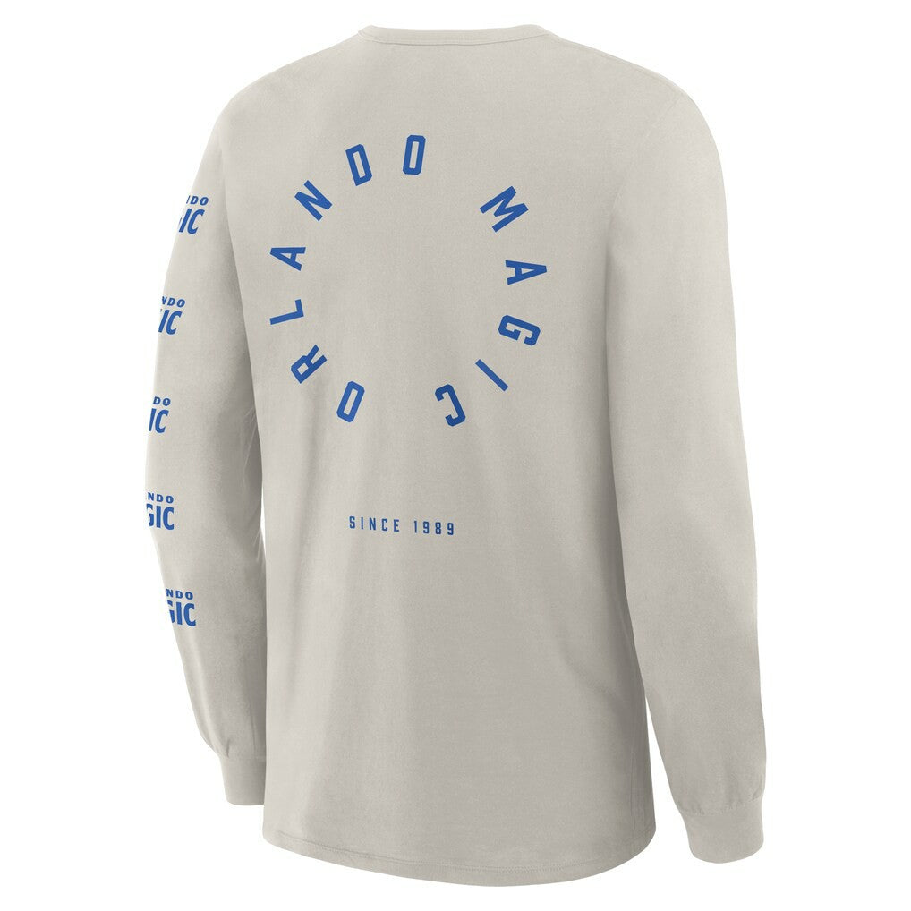 Orlando Magic Crossover Collection Ball Screen Action Premium Long Sleeve T-Shirt - Cream online