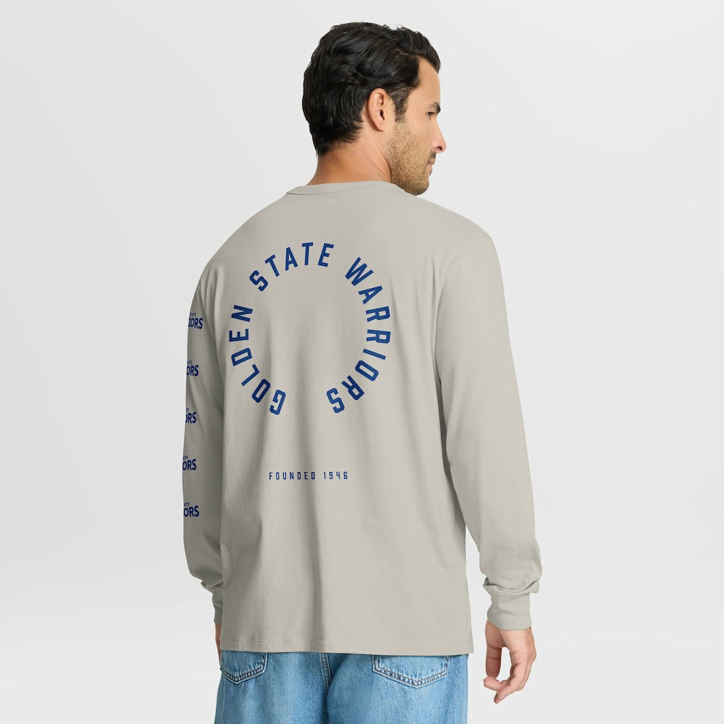 Golden State Warriors Crossover Collection Ball Screen Action Premium Long Sleeve T-Shirt sale - Cream for sale