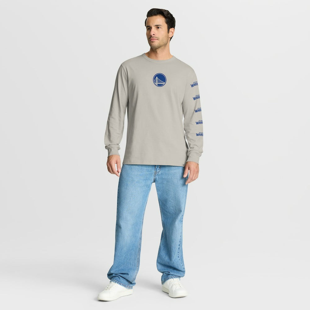 Golden State Warriors Crossover Collection Ball Screen Action Premium Long Sleeve T-Shirt sale - Cream for sale