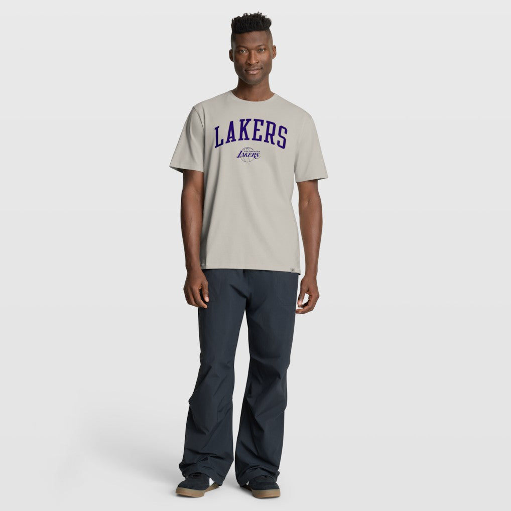 Los Angeles Lakers Crossover Collection Pull Up Jumper Shot Premium T-Shirt - Cream cheap
