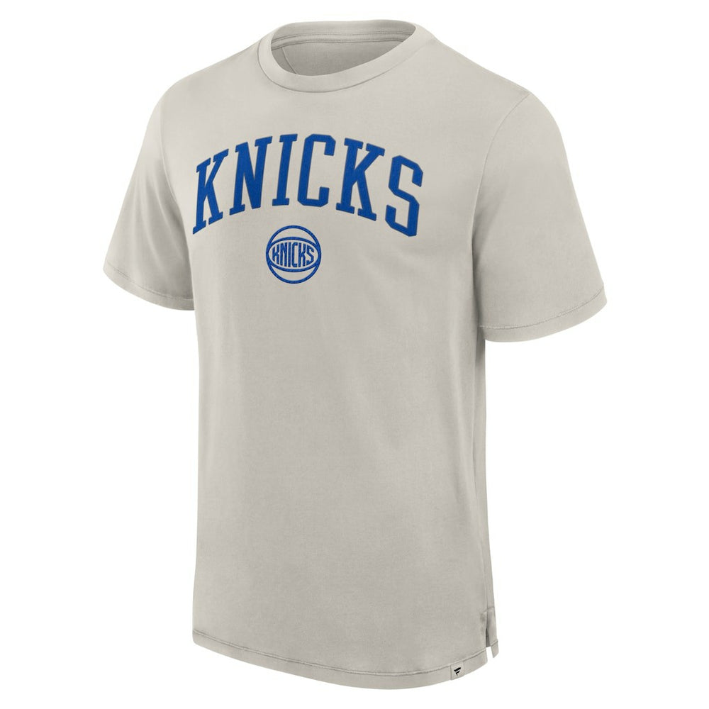 New York Knicks Crossover Collection Pull Up Jumper Shot Premium T-Shirt - Cream online
