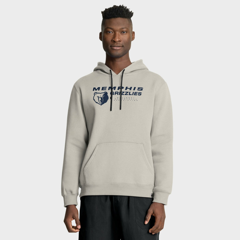 Memphis Grizzlies Crossover Collection Blocked Shot Premium Pullover Hoodie - Off White outlet