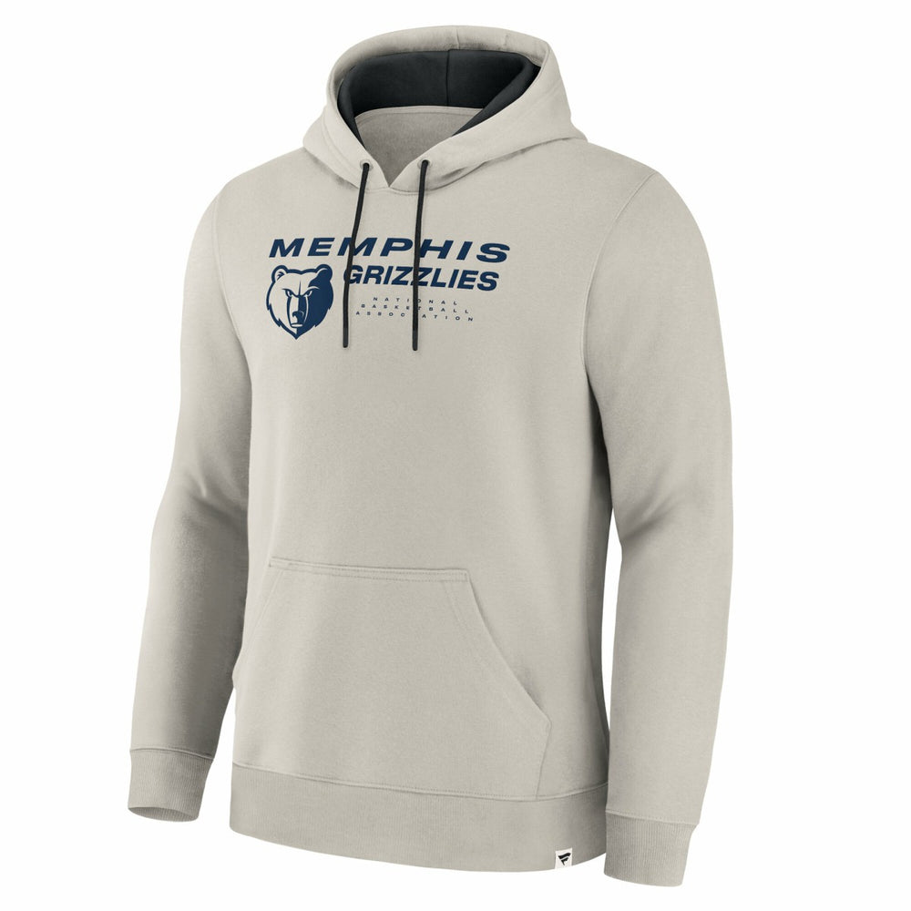 Memphis Grizzlies Crossover Collection Blocked Shot Premium Pullover Hoodie - Off White outlet