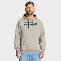 New Orleans Pelicans Crossover Collection Blocked Shot Premium Pullover Hoodie - Off White for sale