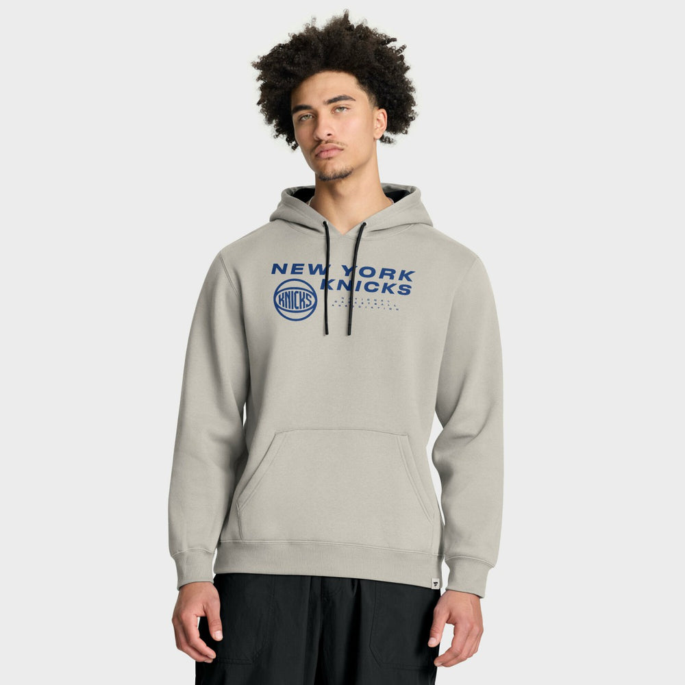 New York Knicks Crossover Collection Blocked Shot Premium Pullover Hoodie - Off White discount