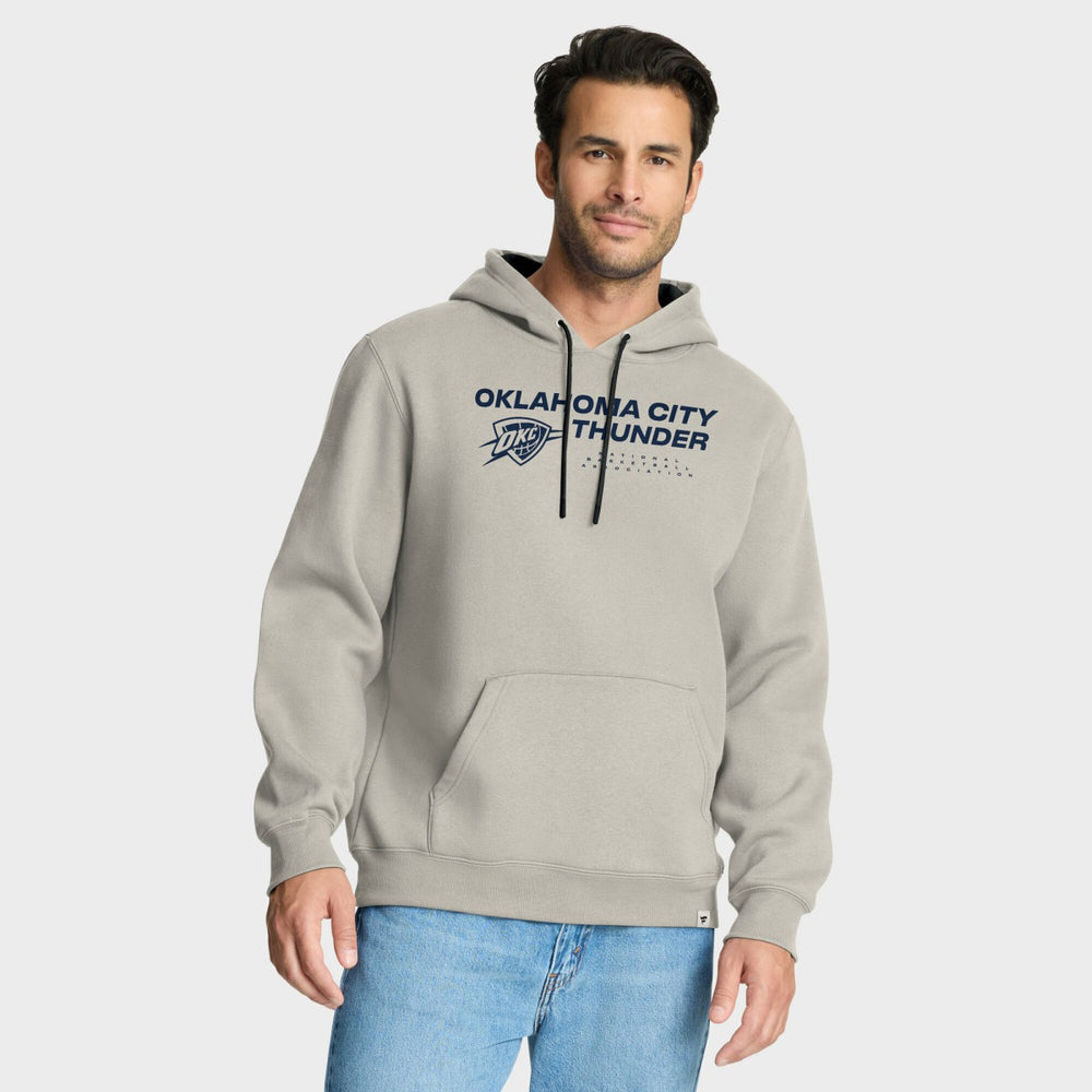 Oklahoma City Thunder Crossover Collection Blocked Shot Premium Pullover Hoodie - Off White for sale