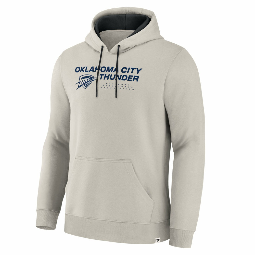 Oklahoma City Thunder Crossover Collection Blocked Shot Premium Pullover Hoodie - Off White for sale