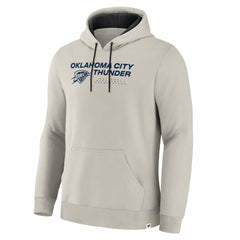 Oklahoma City Thunder Crossover Collection Blocked Shot Premium Pullover Hoodie - Off White for sale