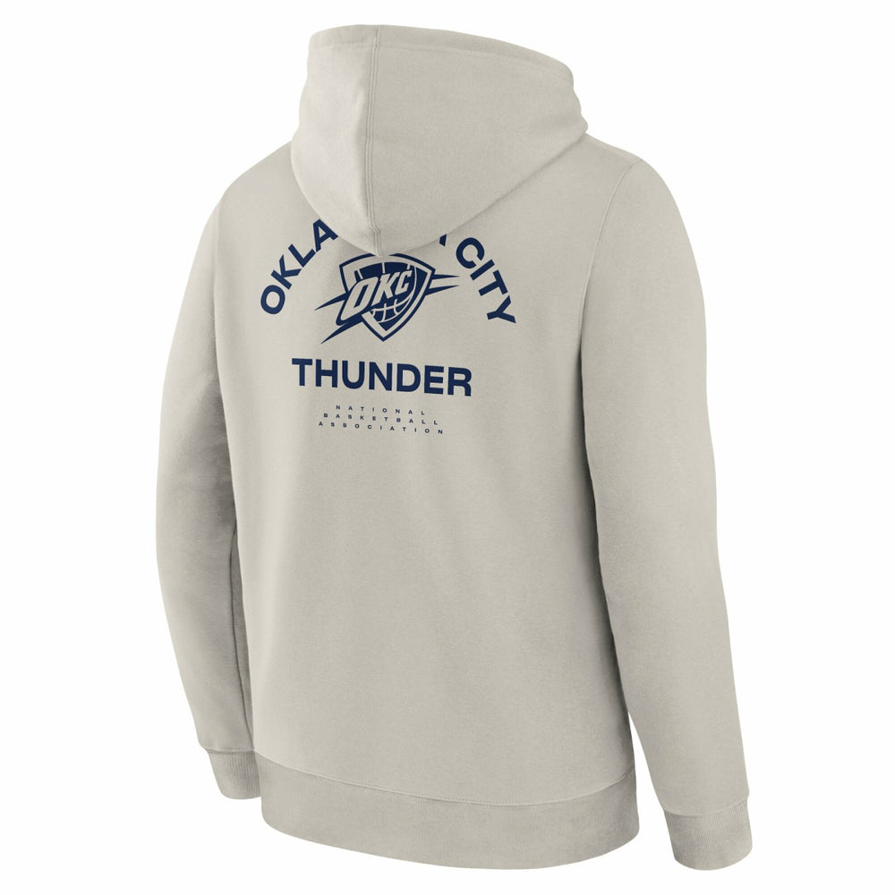 Oklahoma City Thunder Crossover Collection Blocked Shot Premium Pullover Hoodie - Off White for sale