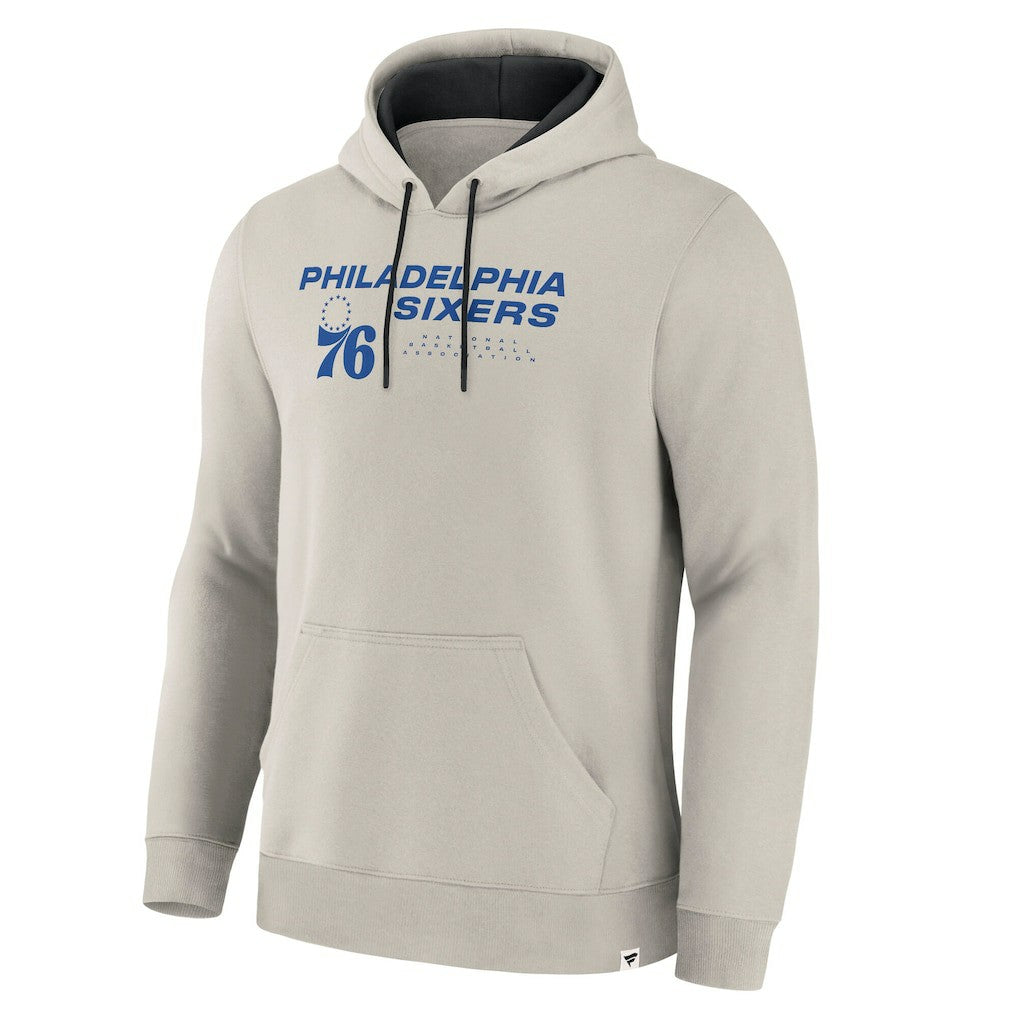 Philadelphia 76ers Crossover Collection Blocked Shot Premium Pullover Hoodie - Off White sale