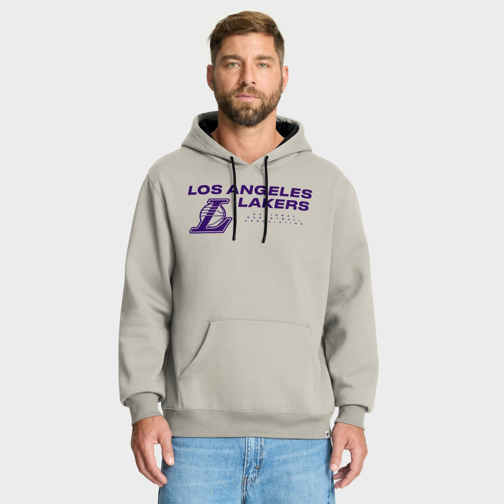 Los Angeles Lakers Crossover Collection Blocked Shot Premium Pullover Hoodie - Off White for sale