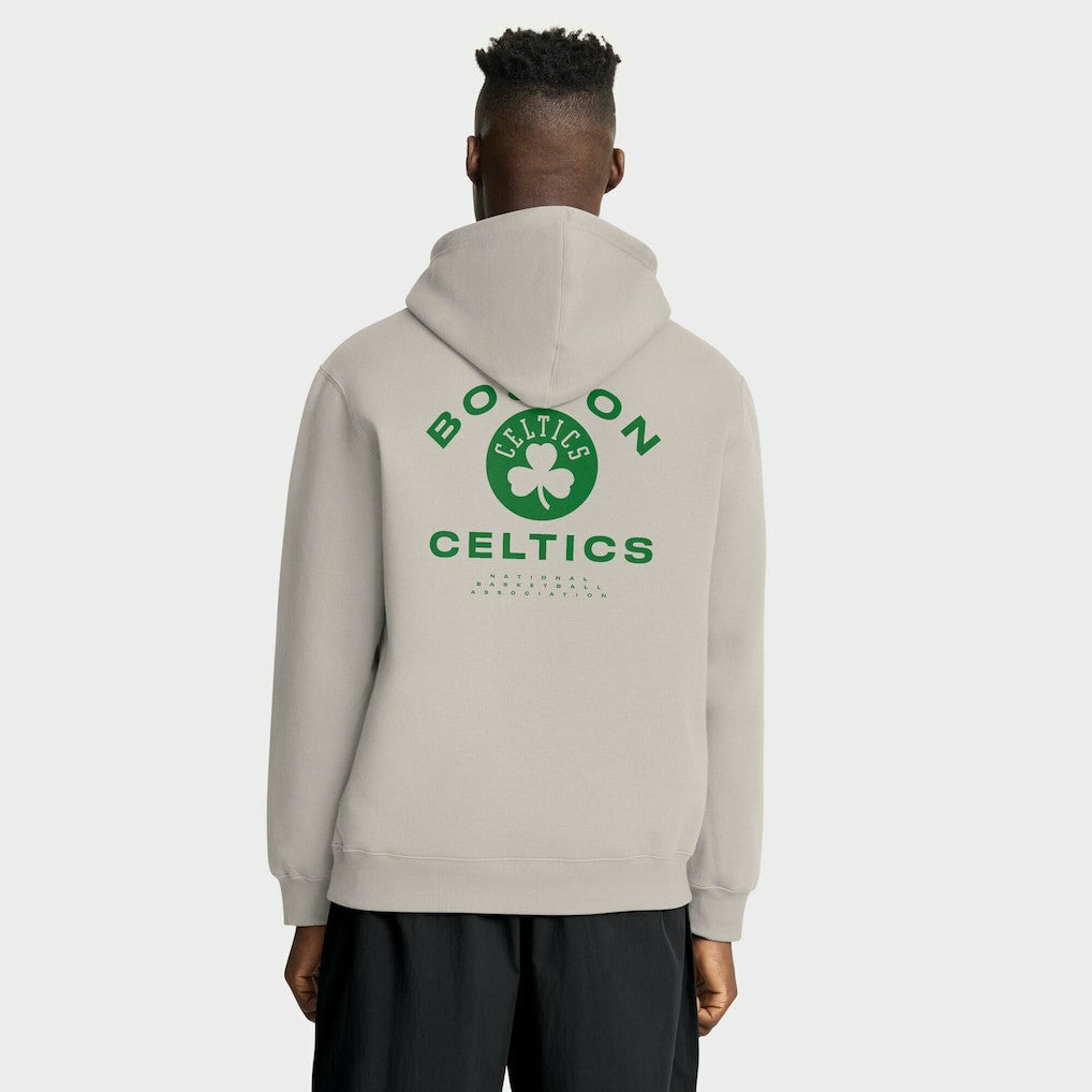 Boston Celtics Crossover Collection Blocked Shot Premium Pullover Hoodie - Off White on sale
