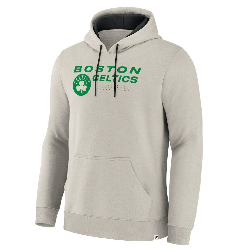 Boston Celtics Crossover Collection Blocked Shot Premium Pullover Hoodie - Off White on sale