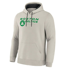 Boston Celtics Crossover Collection Blocked Shot Premium Pullover Hoodie - Off White on sale