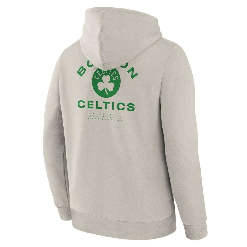 Boston Celtics Crossover Collection Blocked Shot Premium Pullover Hoodie - Off White on sale