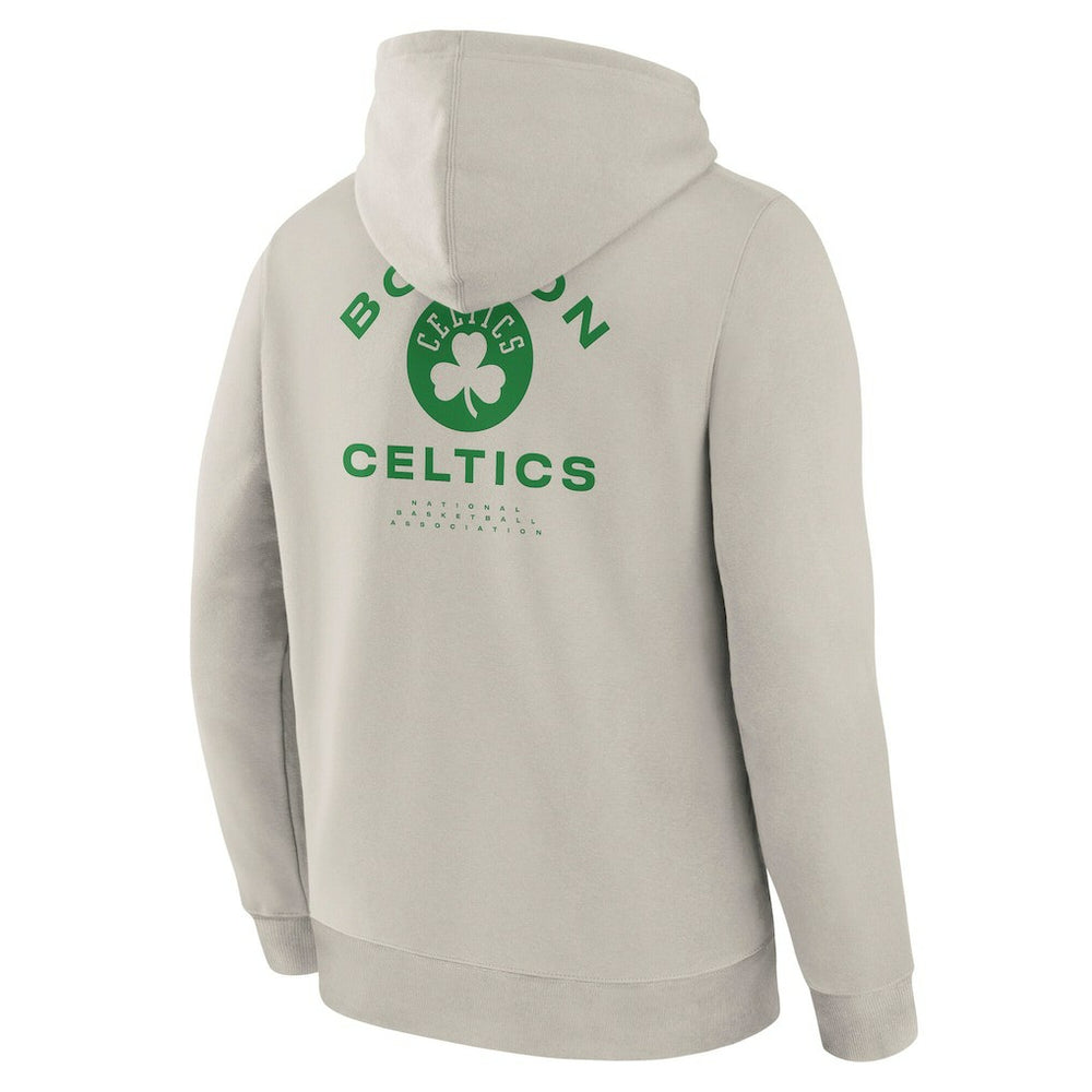 Boston Celtics Crossover Collection Blocked Shot Premium Pullover Hoodie - Off White on sale